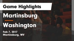 Martinsburg  vs Washington Game Highlights - Feb 7, 2017