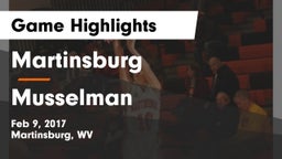 Martinsburg  vs Musselman  Game Highlights - Feb 9, 2017