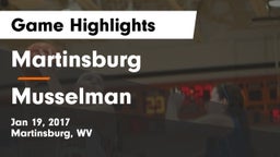 Martinsburg  vs Musselman  Game Highlights - Jan 19, 2017