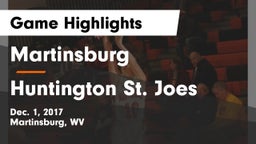 Martinsburg  vs Huntington St. Joes Game Highlights - Dec. 1, 2017