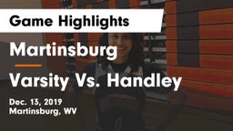 Martinsburg  vs Varsity Vs. Handley Game Highlights - Dec. 13, 2019