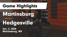 Martinsburg  vs Hedgesville  Game Highlights - Jan. 2, 2020