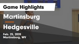 Martinsburg  vs Hedgesville Game Highlights - Feb. 25, 2020