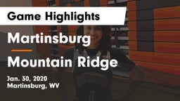 Martinsburg  vs Mountain Ridge Game Highlights - Jan. 30, 2020