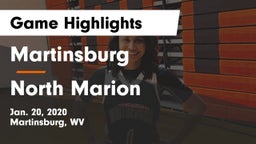 Martinsburg  vs North Marion  Game Highlights - Jan. 20, 2020
