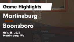 Martinsburg  vs Boonsboro  Game Highlights - Nov. 25, 2023