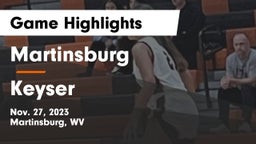 Martinsburg  vs Keyser  Game Highlights - Nov. 27, 2023