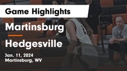 Martinsburg  vs Hedgesville  Game Highlights - Jan. 11, 2024