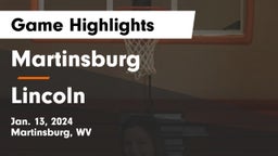 Martinsburg  vs Lincoln  Game Highlights - Jan. 13, 2024