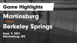 Martinsburg  vs Berkeley Springs Game Highlights - Sept. 9, 2021