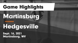Martinsburg  vs Hedgesville Game Highlights - Sept. 16, 2021