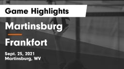 Martinsburg  vs Frankfort  Game Highlights - Sept. 25, 2021