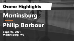 Martinsburg  vs Philip Barbour  Game Highlights - Sept. 25, 2021