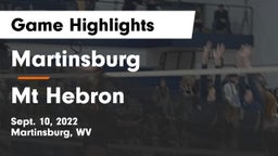 Martinsburg  vs Mt Hebron Game Highlights - Sept. 10, 2022