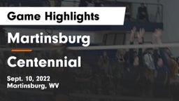 Martinsburg  vs Centennial Game Highlights - Sept. 10, 2022