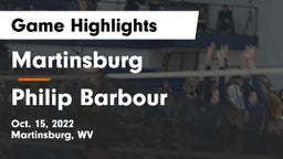 Martinsburg  vs Philip Barbour  Game Highlights - Oct. 15, 2022