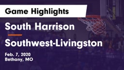 South Harrison  vs Southwest-Livingston Game Highlights - Feb. 7, 2020