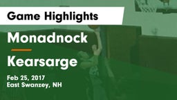 Monadnock  vs Kearsarge Game Highlights - Feb 25, 2017