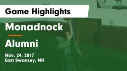 Monadnock  vs Alumni Game Highlights - Nov. 24, 2017