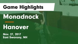 Monadnock  vs Hanover Game Highlights - Nov. 27, 2017