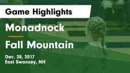 Monadnock  vs Fall Mountain Game Highlights - Dec. 28, 2017