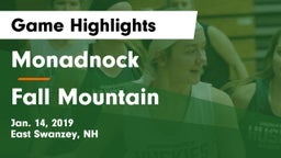 Monadnock  vs Fall Mountain Game Highlights - Jan. 14, 2019