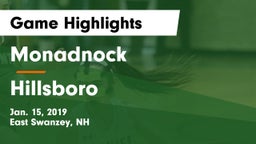 Monadnock  vs Hillsboro Game Highlights - Jan. 15, 2019
