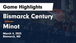 Bismarck Century  vs Minot  Game Highlights - March 4, 2023