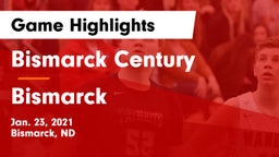 Bismarck Century  vs Bismarck  Game Highlights - Jan. 23, 2021