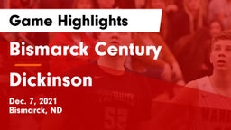 Bismarck Century  vs Dickinson  Game Highlights - Dec. 7, 2021