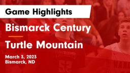 Bismarck Century  vs Turtle Mountain  Game Highlights - March 3, 2023