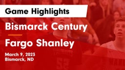 Bismarck Century  vs Fargo Shanley  Game Highlights - March 9, 2023