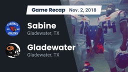 Recap: Sabine  vs. Gladewater  2018