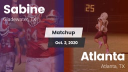 Matchup: Sabine  vs. Atlanta  2020