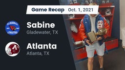Recap: Sabine  vs. Atlanta  2021