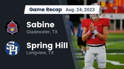 Recap: Sabine  vs. Spring Hill  2023