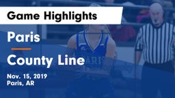 Paris  vs County Line  Game Highlights - Nov. 15, 2019