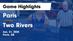 Paris  vs Two Rivers  Game Highlights - Jan. 31, 2020
