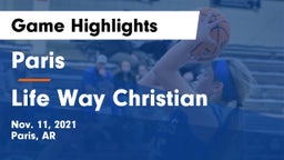 Paris  vs Life Way Christian Game Highlights - Nov. 11, 2021