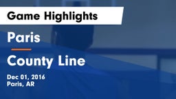 Paris  vs County Line  Game Highlights - Dec 01, 2016