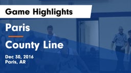 Paris  vs County Line  Game Highlights - Dec 30, 2016