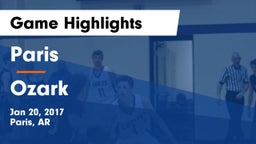 Paris  vs Ozark  Game Highlights - Jan 20, 2017