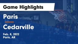 Paris  vs Cedarville  Game Highlights - Feb. 8, 2022