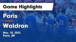 Paris  vs Waldron  Game Highlights - Nov. 10, 2023