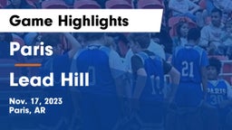 Paris  vs Lead Hill  Game Highlights - Nov. 17, 2023