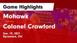 Mohawk  vs Colonel Crawford  Game Highlights - Jan. 19, 2021