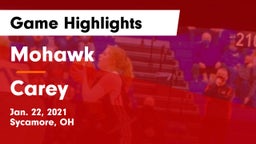Mohawk  vs Carey  Game Highlights - Jan. 22, 2021