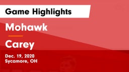 Mohawk  vs Carey  Game Highlights - Dec. 19, 2020
