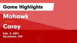 Mohawk  vs Carey  Game Highlights - Feb. 5, 2021