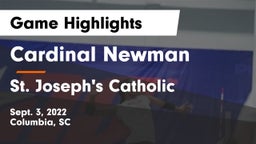 Cardinal Newman  vs St. Joseph's Catholic  Game Highlights - Sept. 3, 2022